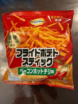 フライドポテトスティック ベーコンホットチリ