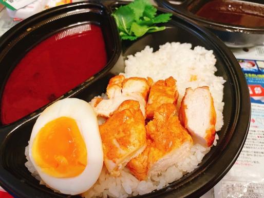 赤と黒のあいがけ 辛口