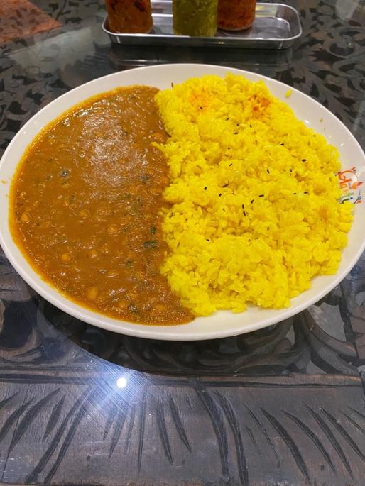 ほうれん草と豆のカレー インド辛