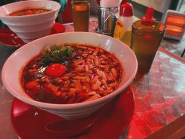 鶏殼麻婆麺