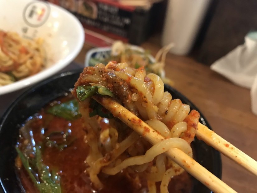坦々つけ麺 辛さ限界突破 シビレ限界突破