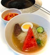 焼肉三点盛り ミニ冷麺ライスセット ミニ冷麺激辛