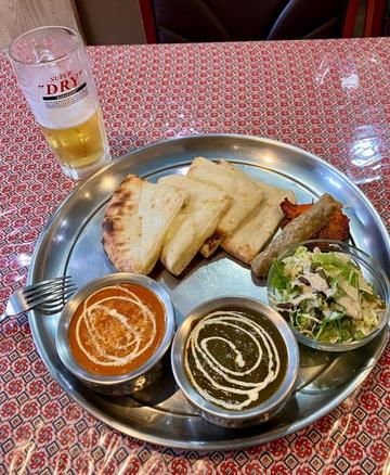 ほうれん草マトンカレー 激辛