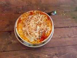 溢れるチーズの麻婆豆腐