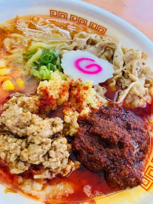 たた味 スタミナ中華そば ＋辛味トッピング