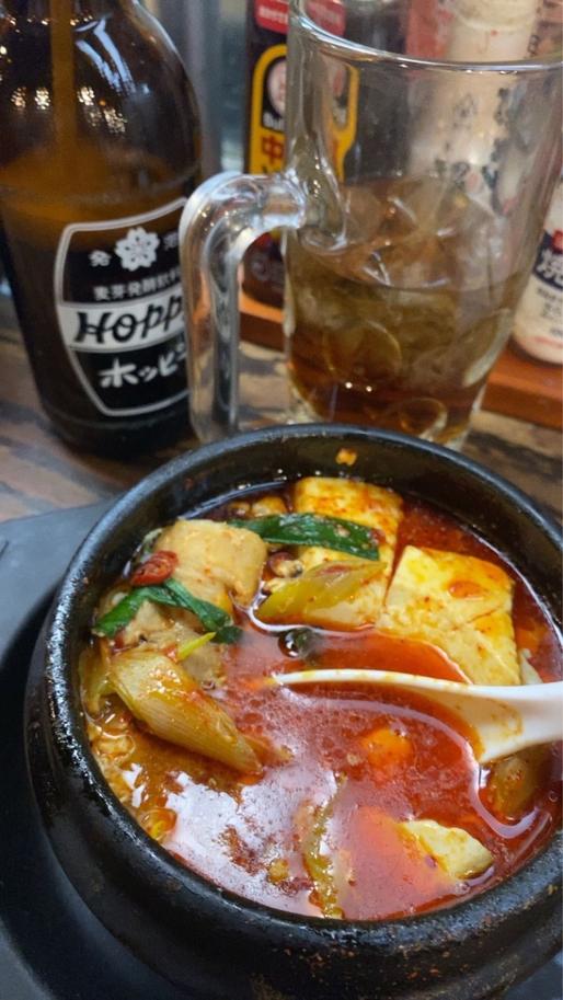 豆腐チゲ鍋 できるだけ辛く