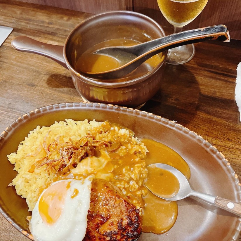 ハンバーグカレー 辛口