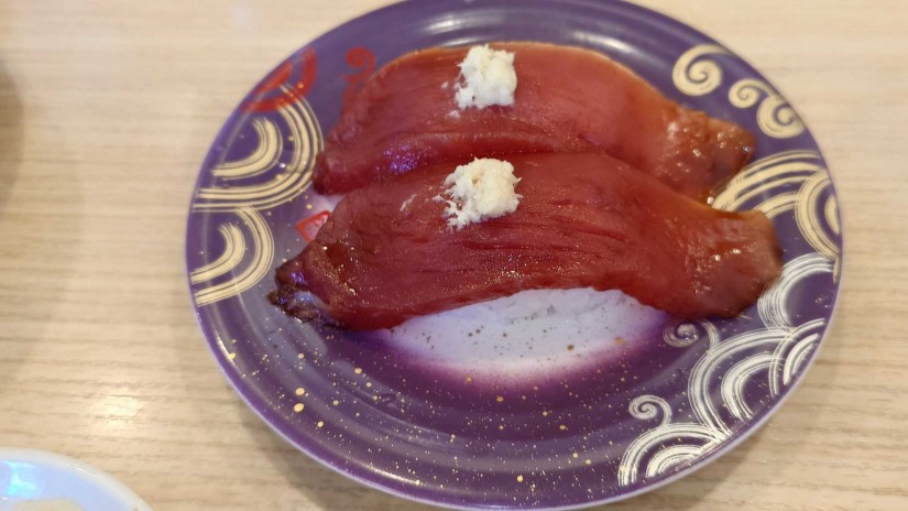 天然まぐろ醤油漬（山わさび）