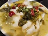 白身魚と四川酸菜の辛味煮込み (小鉢)