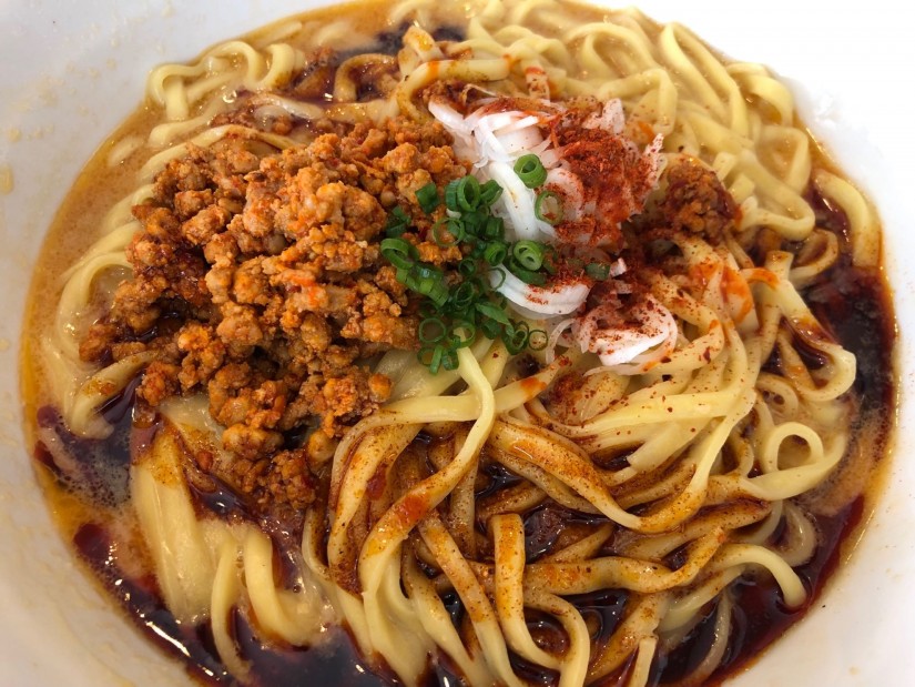 自家製ラー油汁なし坦々麺 3辛