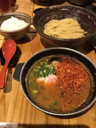 めんたい煮込みつけ麺セット 激旨辛(旧バカ旨辛)