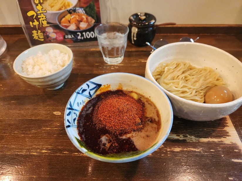 辛辛魚つけ麺 味玉 基本 基本
