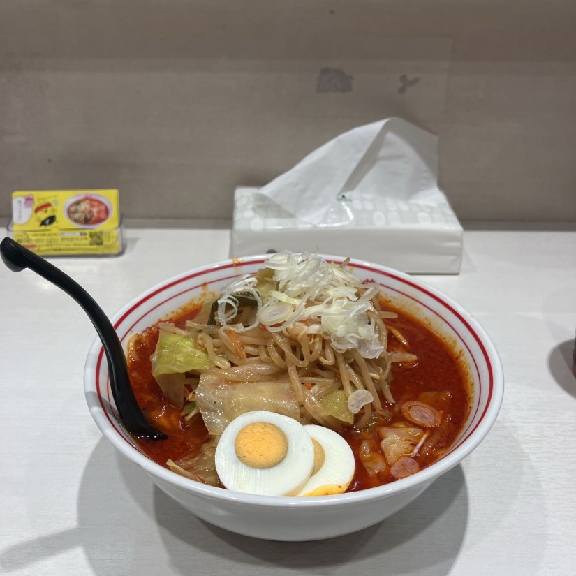 北極やさい 野菜増し、10倍、麺少なめ