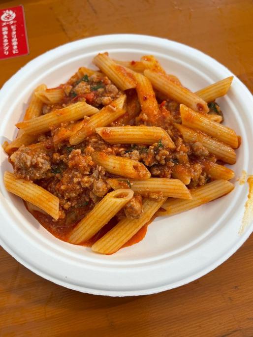 アラビアータソースのペンネ 激辛