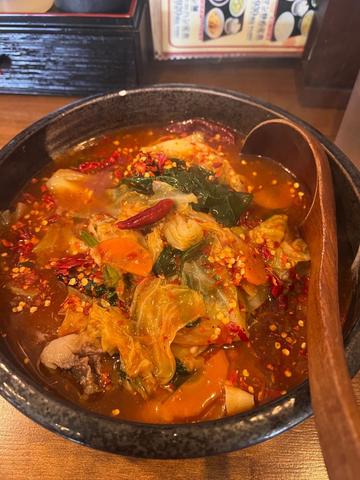 牛すじ麻辣刀削麺 激辛100円増し