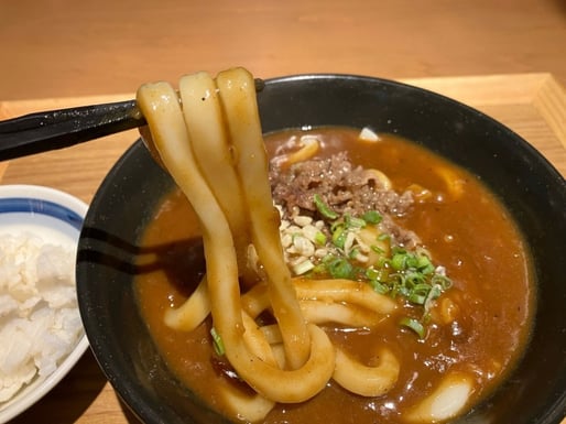 肉カレーうどん