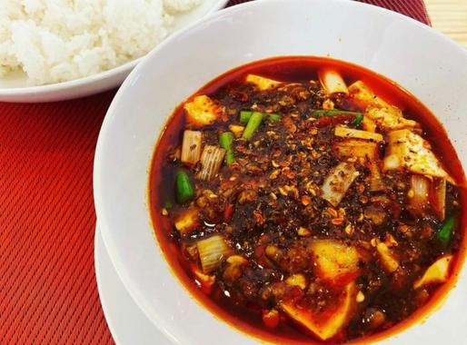 麻婆豆腐定食 辛口