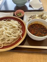 まいたけラー油つけうどん