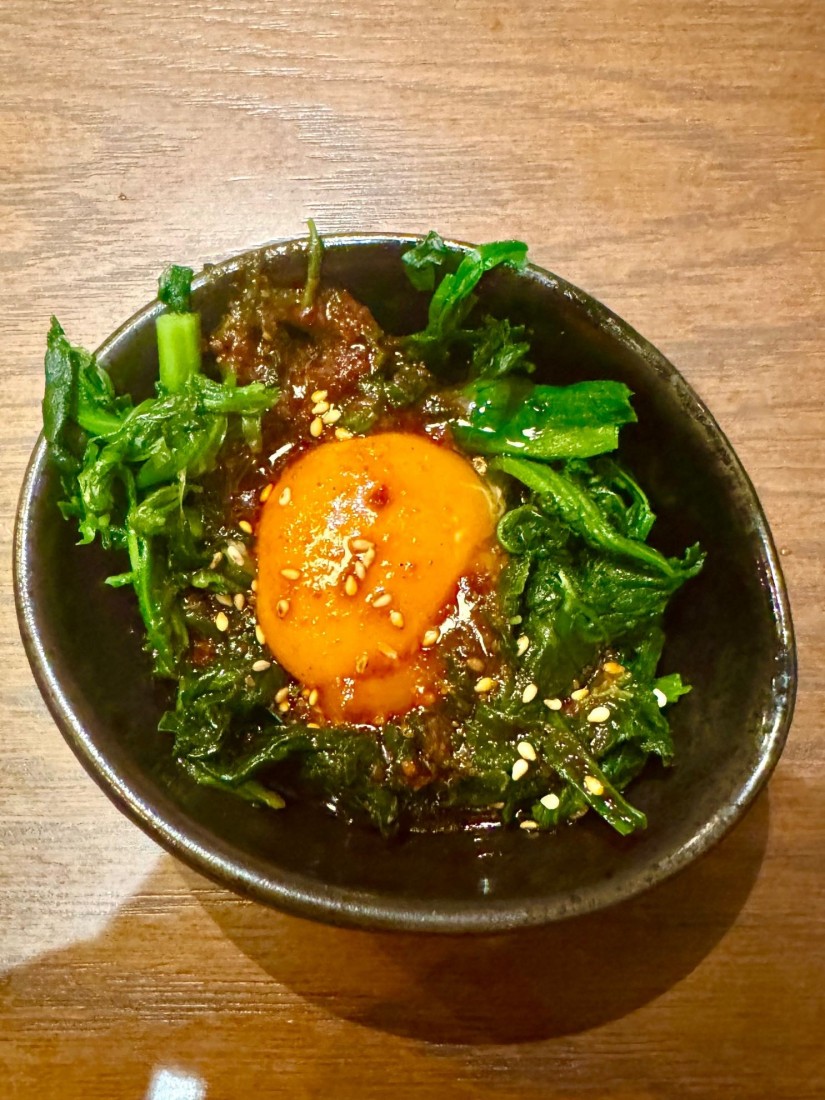 麻辣には玉ホーレン