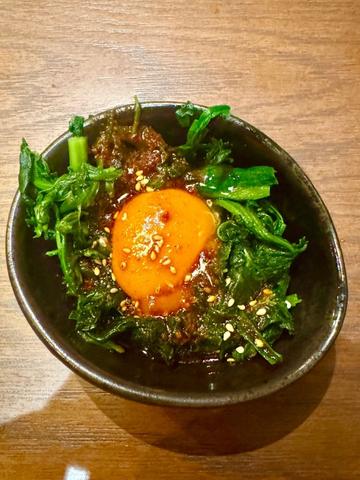 麻辣には玉ホーレン