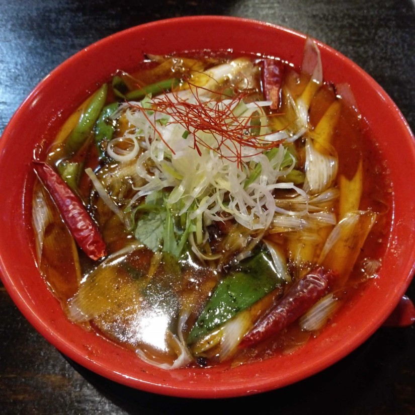 炎の海老麺 倍辛 2辛