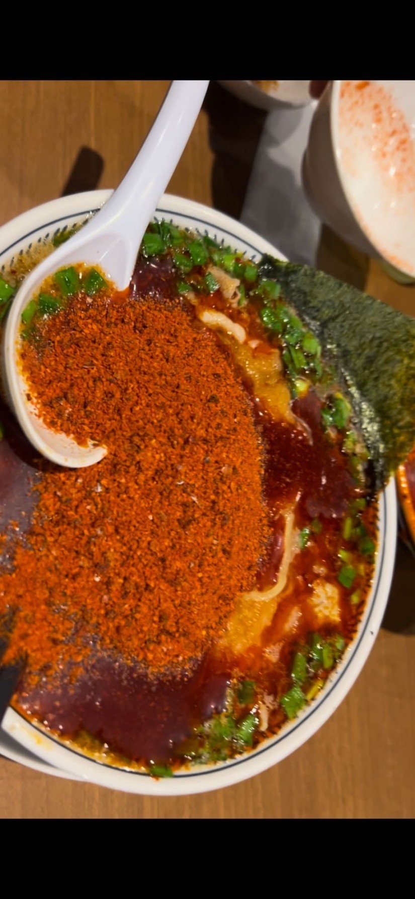 から肉そば 20辛 20