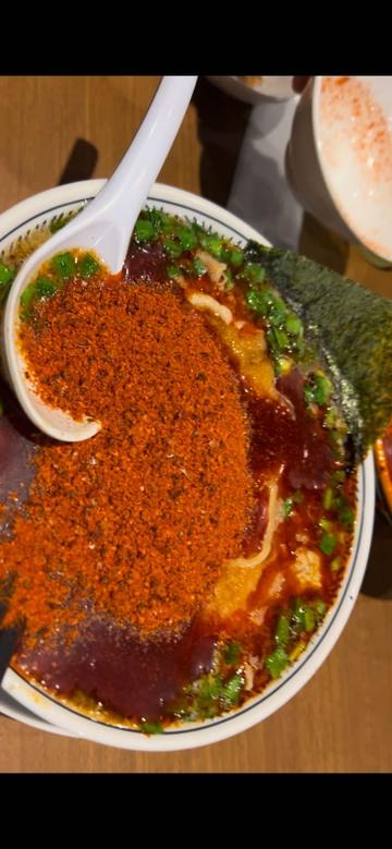 から肉そば 20辛 20
