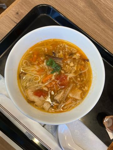 台湾風鶏サンラータン麺 🌶️🌶️