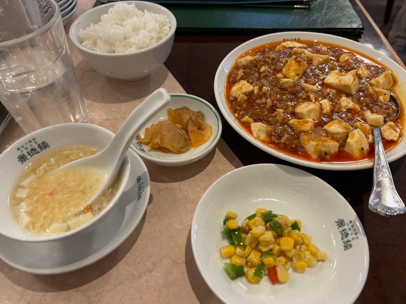 麻婆豆腐ランチ