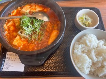 海鮮ラーメンスン豆腐定食 辛さMAX