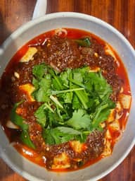 パクチー麻婆麺倍辛(4倍)+辛さ激増し(+100円) 倍辛(4倍)