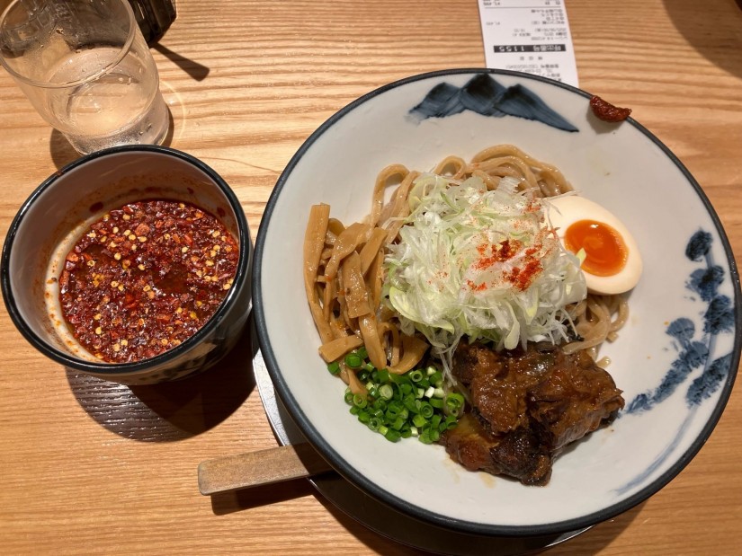 辛紅つけ麺4丁目ぷるとろ山椒手もみ麺 4丁目