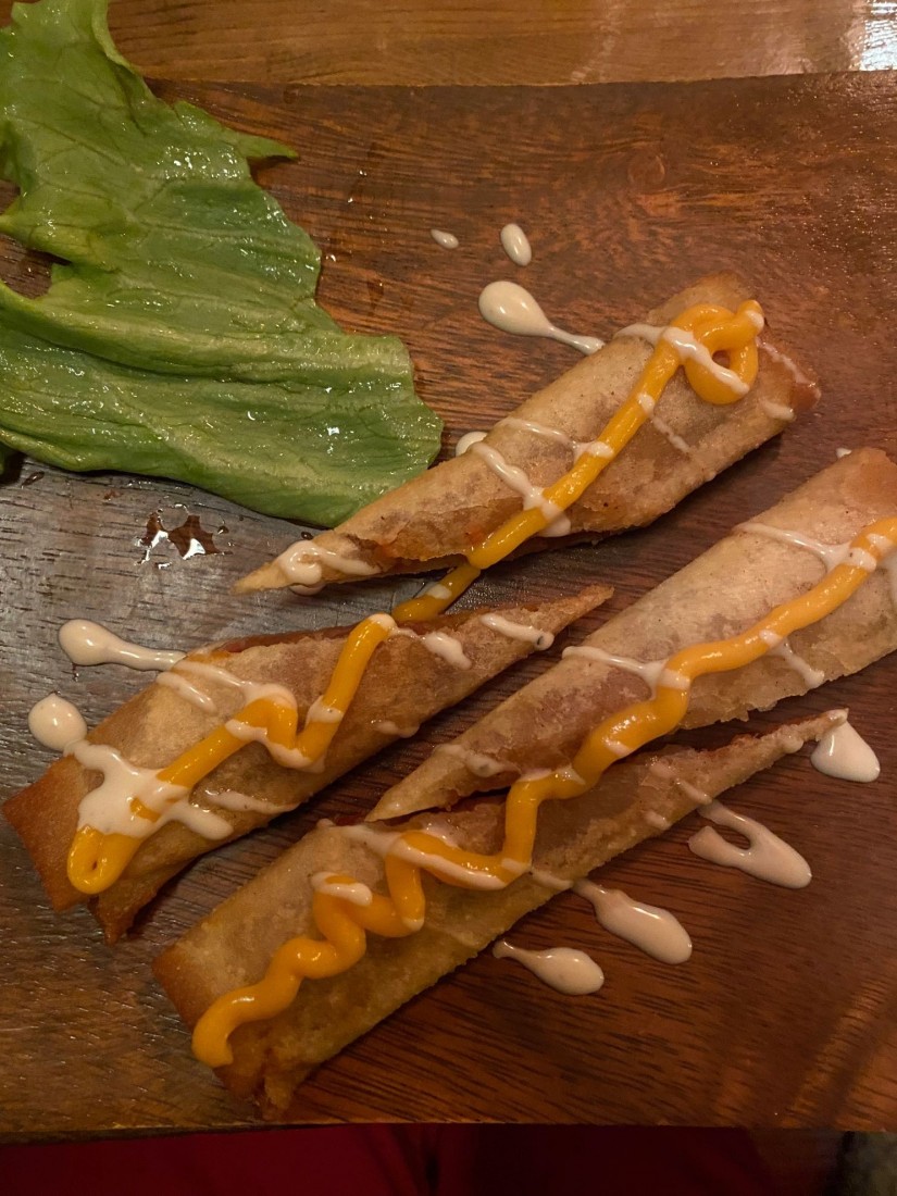 トペコンヒーロ  チリコンカン春巻