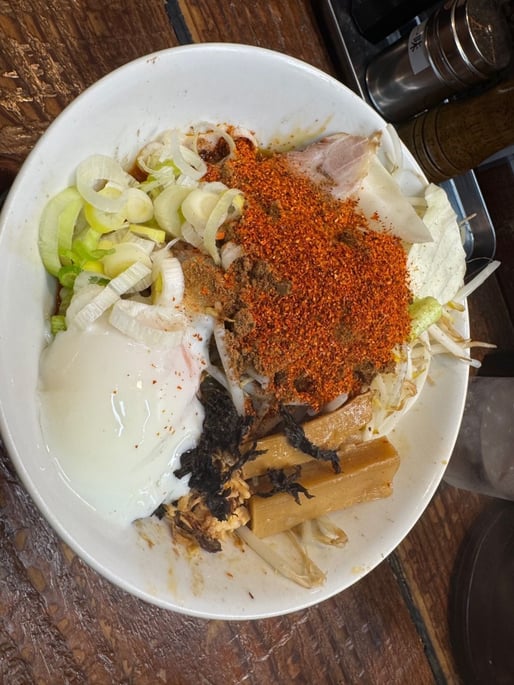 辛辛魚まぜそば  基本