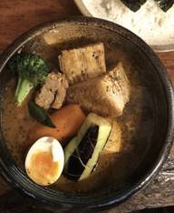 三元豚角煮と野菜のスープカレー level5（辛好きな人は、ハマる辛さ！）