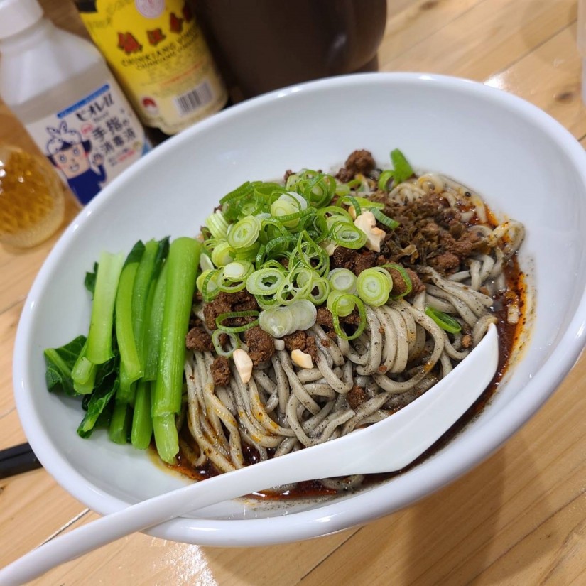 汁なし坦々麺(黒ゴマ) 辛さ少なめ 痺れ少なめ