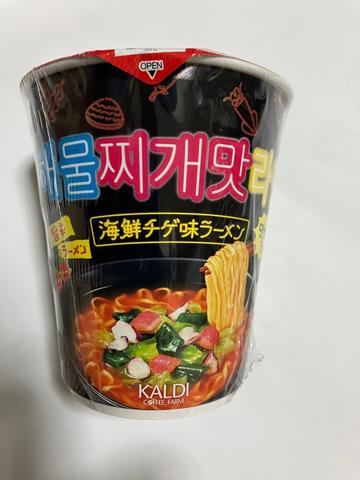 海鮮チゲ味ラーメン 旨辛