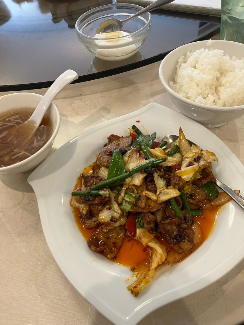 四川回鍋肉定食 激辛