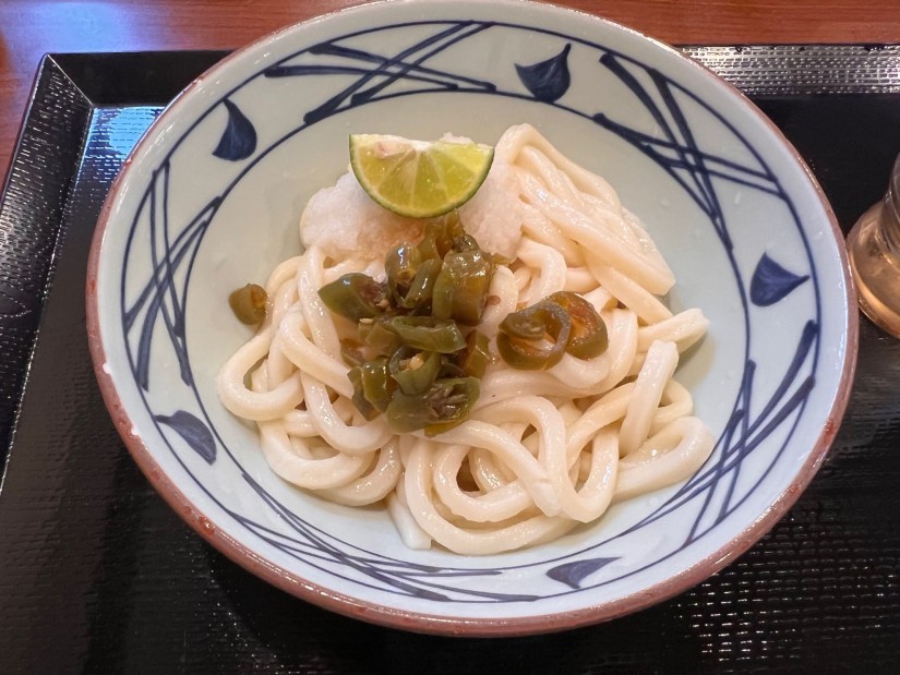 青唐辛おろしうどん 激辛