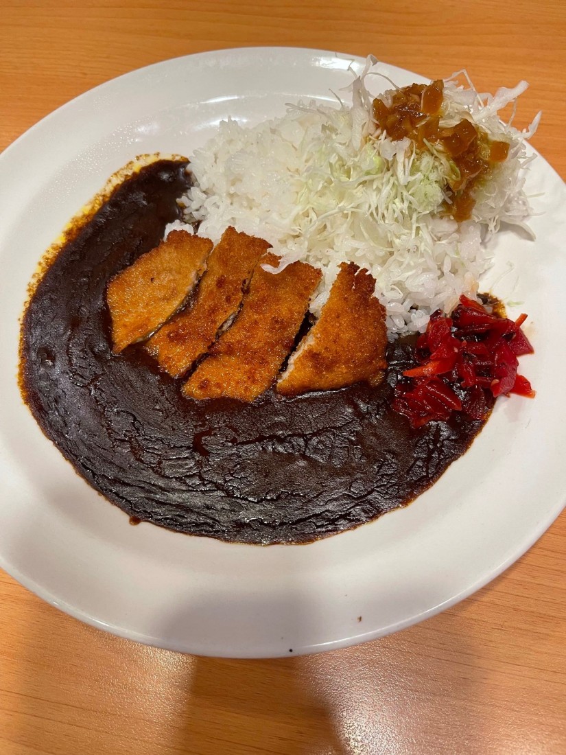 ガストうすカツブラックカレー