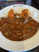 海の幸カレー ほうれん草 カキフライトッピング 20辛