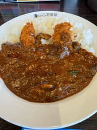 海の幸カレー ほうれん草 カキフライトッピング 20辛