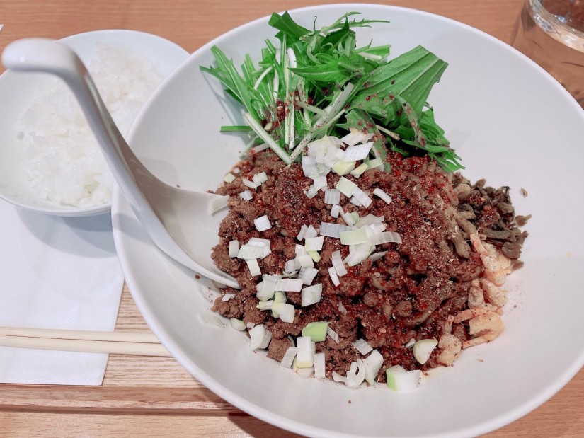 汁なし坦々麺 黒胡麻 辛め