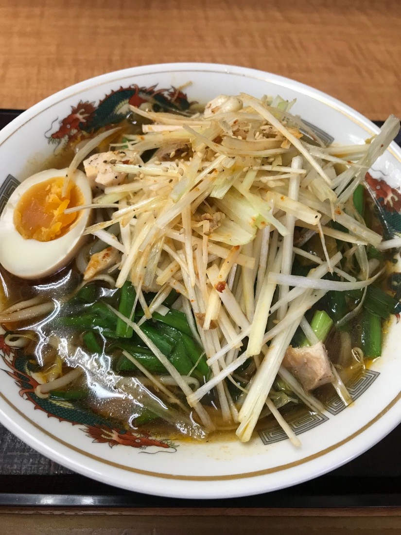 青なんばんラーメン やみつきになる辛さ