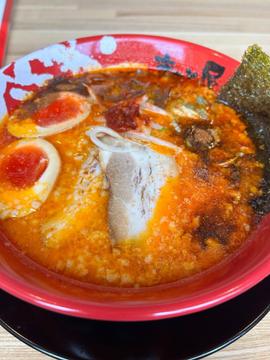赤辛牛白湯ラーメン 3激