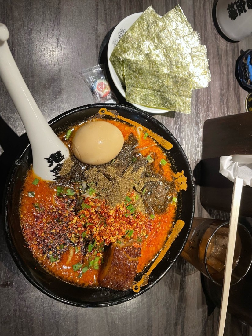 カラシビ味噌ラーメン Ｗ鬼マシ