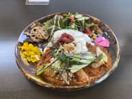 ごまチキンと長ネギ梅干しカレー 辛口