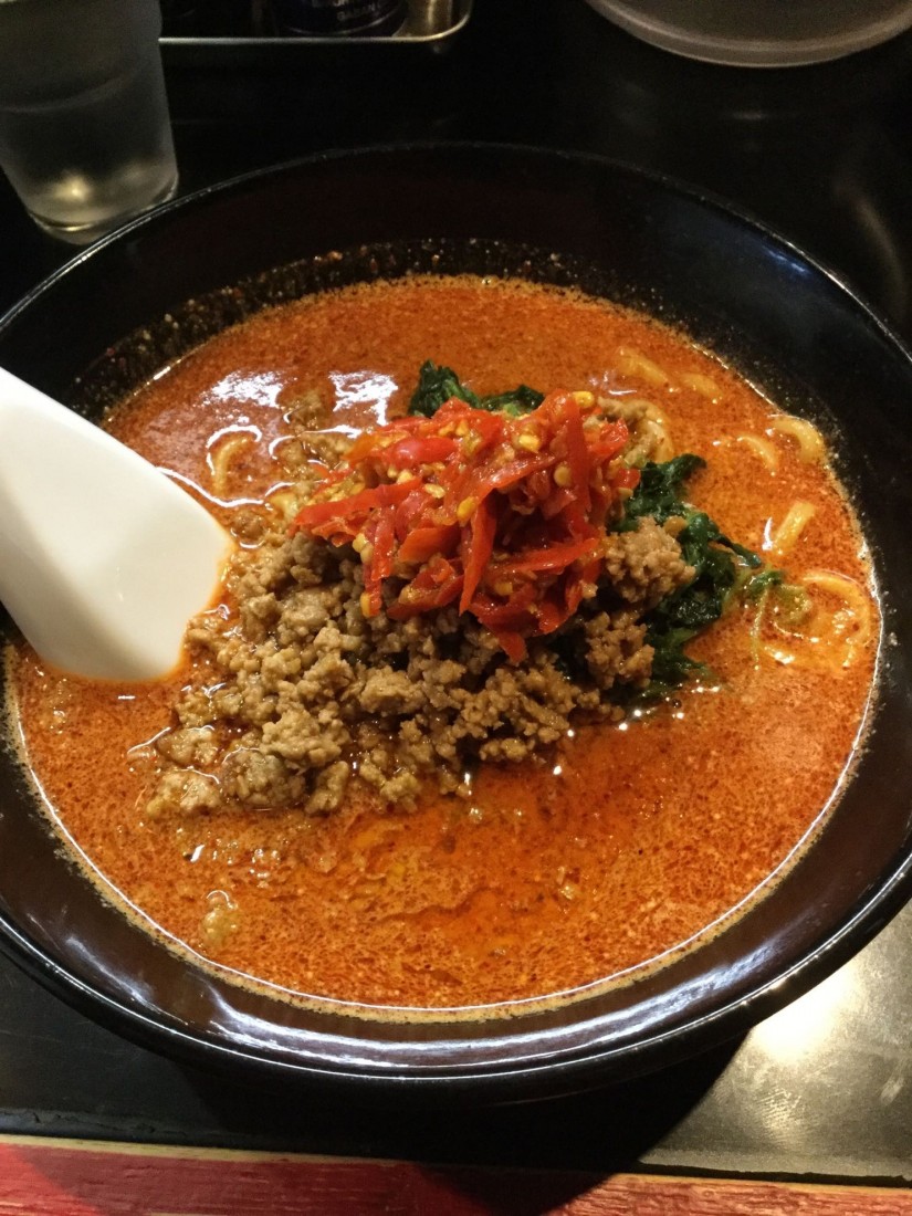 地獄の坦々麺 地獄のヘリテイジ（??辛）