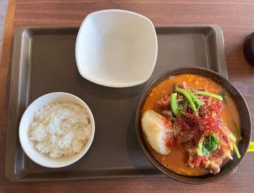 赤骨汁定食 辛さ増し