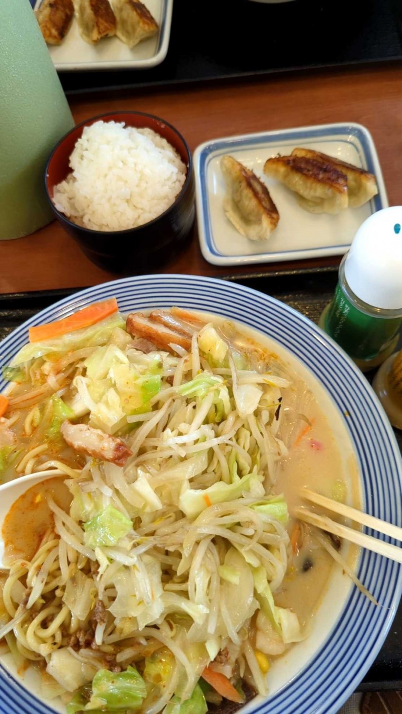 野菜たっぷりちゃんぽん  辛味噌トッピング 3辛